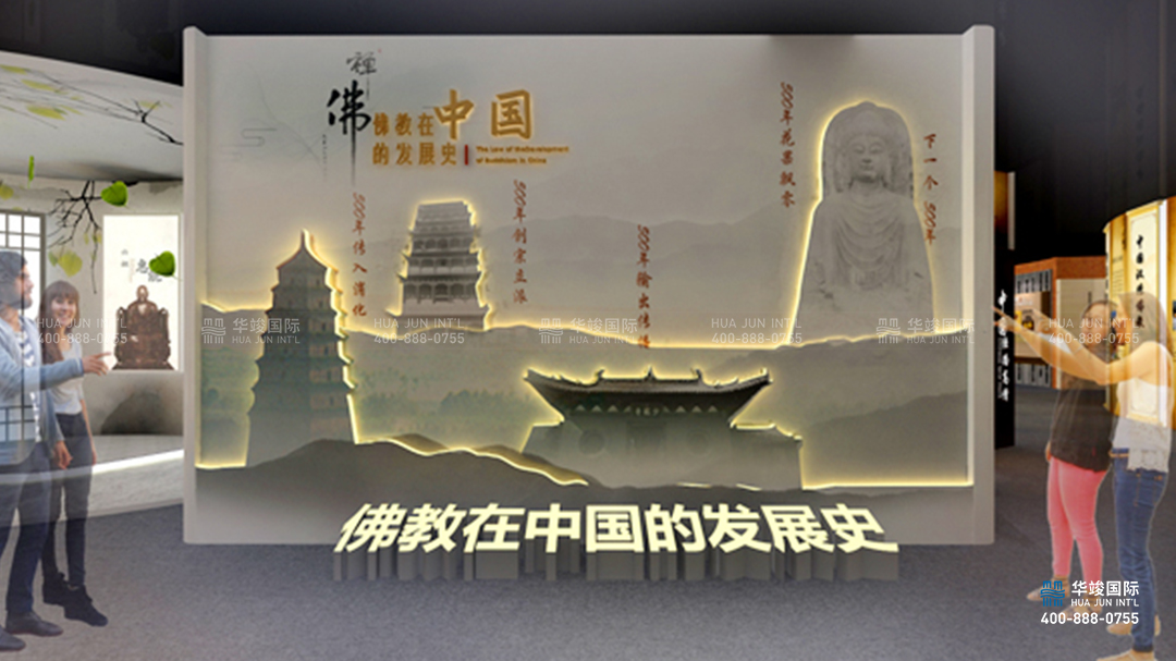 類型：文化博物展館設計 數字技術：紗幕投影、弧幕影院、幻影成像等
